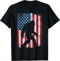 Patriotic American Flag Bigfoot Squatch Men Women Kids