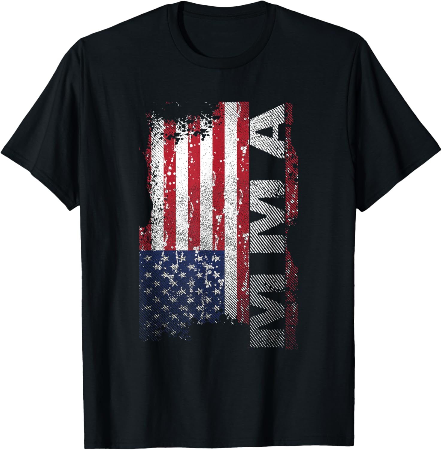 Usa Flag Mma Mixed Martial Arts T Shirt