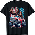 Bigfoot Monster Truck 4Th Of July Funny Patriotic Usa Flag