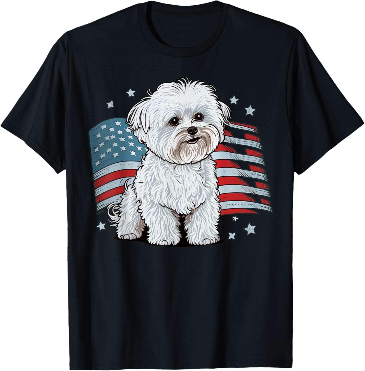 Usa 4Th Of July Maltese Dog Patriotic American Maltese Dog