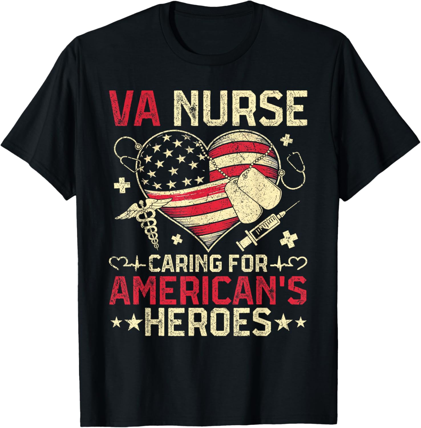 Va Nurse Caring For Americas Heroes Veterans Day Usa Heart