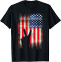 Usa American Flag 4Th Of July Peace Sign Patriotic Gift