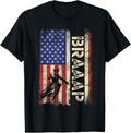 Braaap Dirt Bike Usa American Flag Shirt Motocross Biker Men