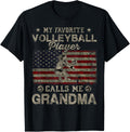 My Favorite Volleyball Player Calls Me Grandma Usa Flag