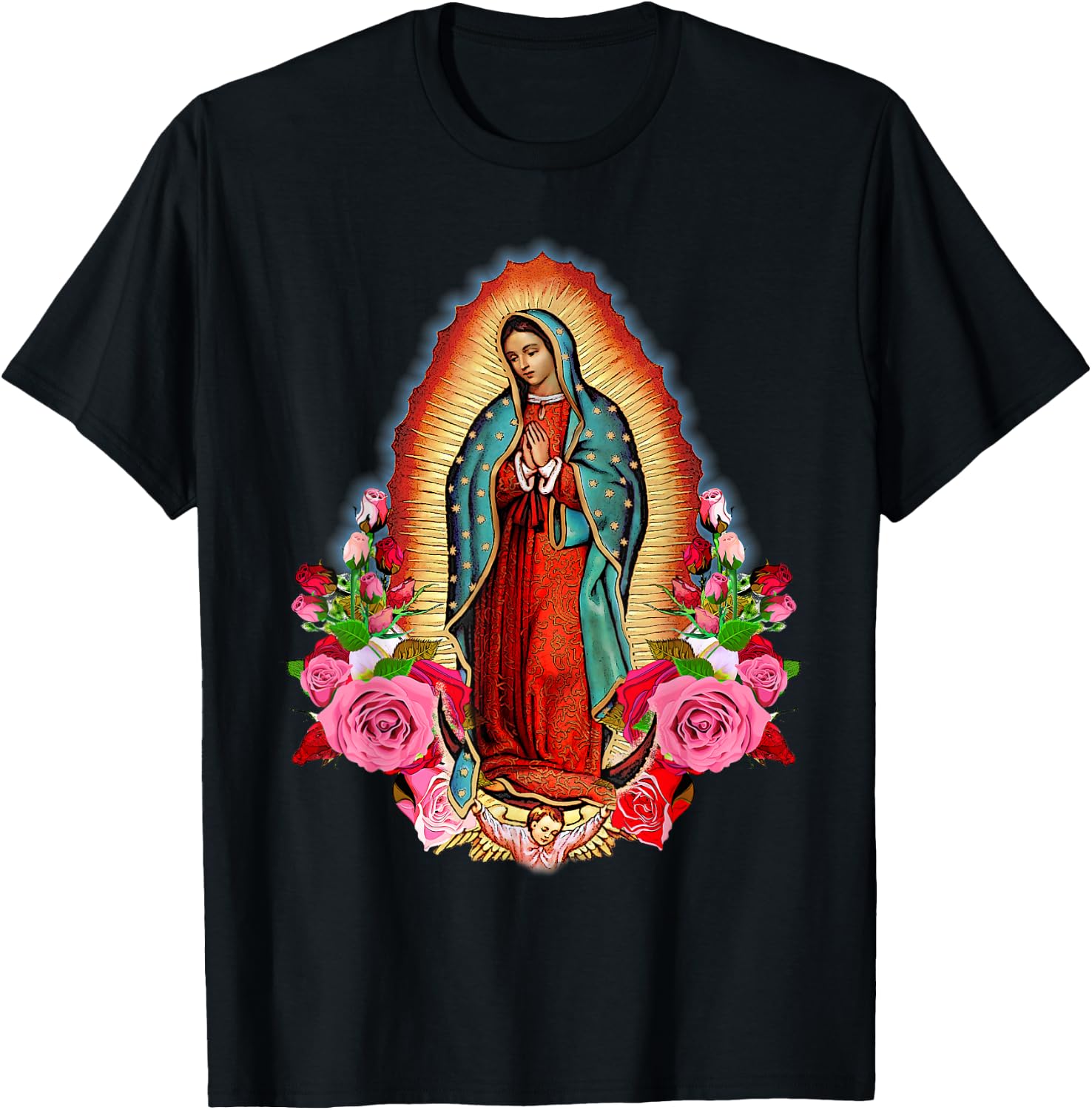 Our Lady of Guadalupe Saint Virgin Mary Shirt 208