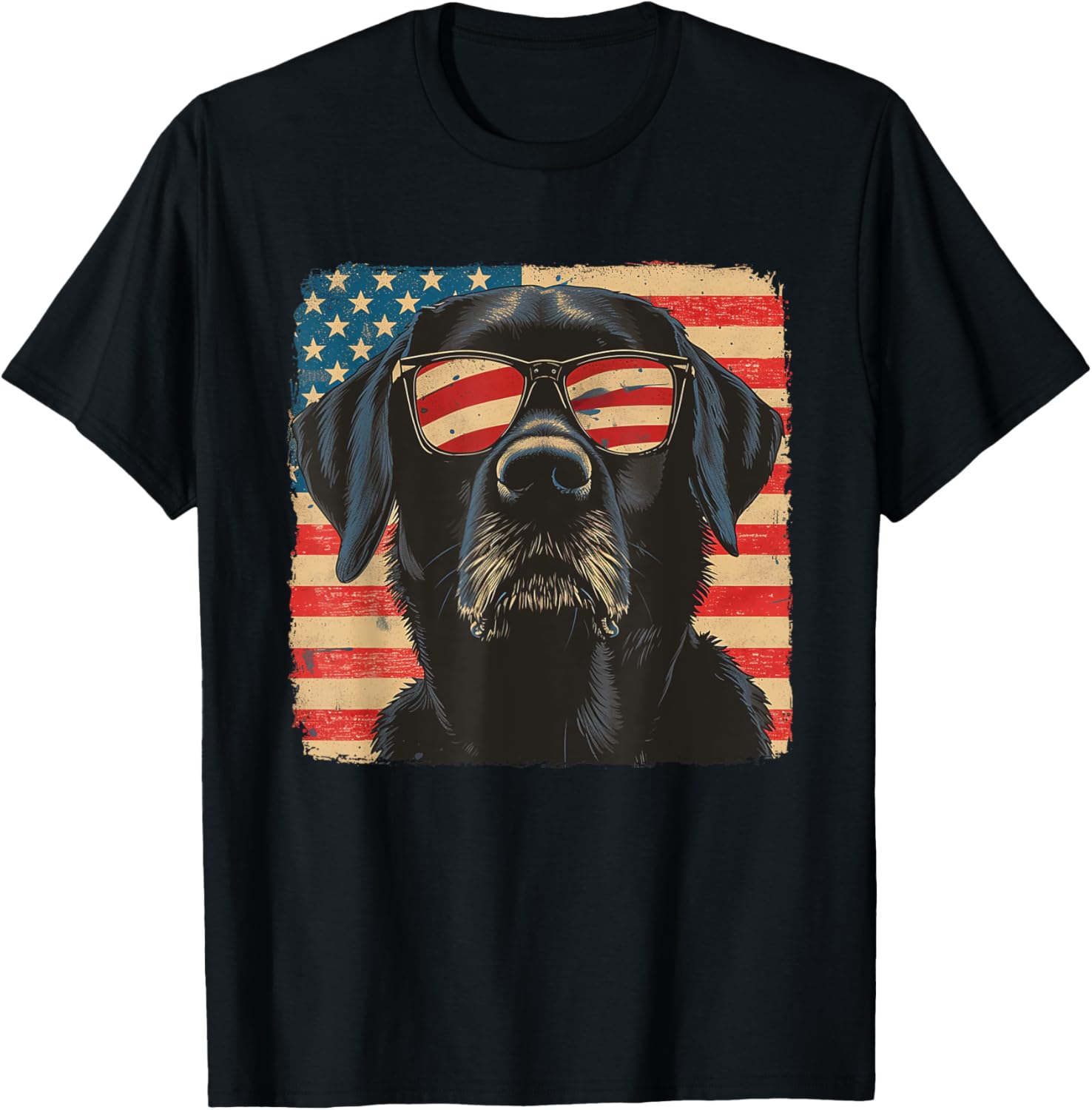 Usa Patriot 4Th Of July Labrador Retriever Dog Women Men