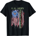 Vintage Usa American Flag Us Army Proud Veteran Military