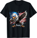 Funny Patriotic Dab American Flag Bald Eagle 4Th Of July Usa