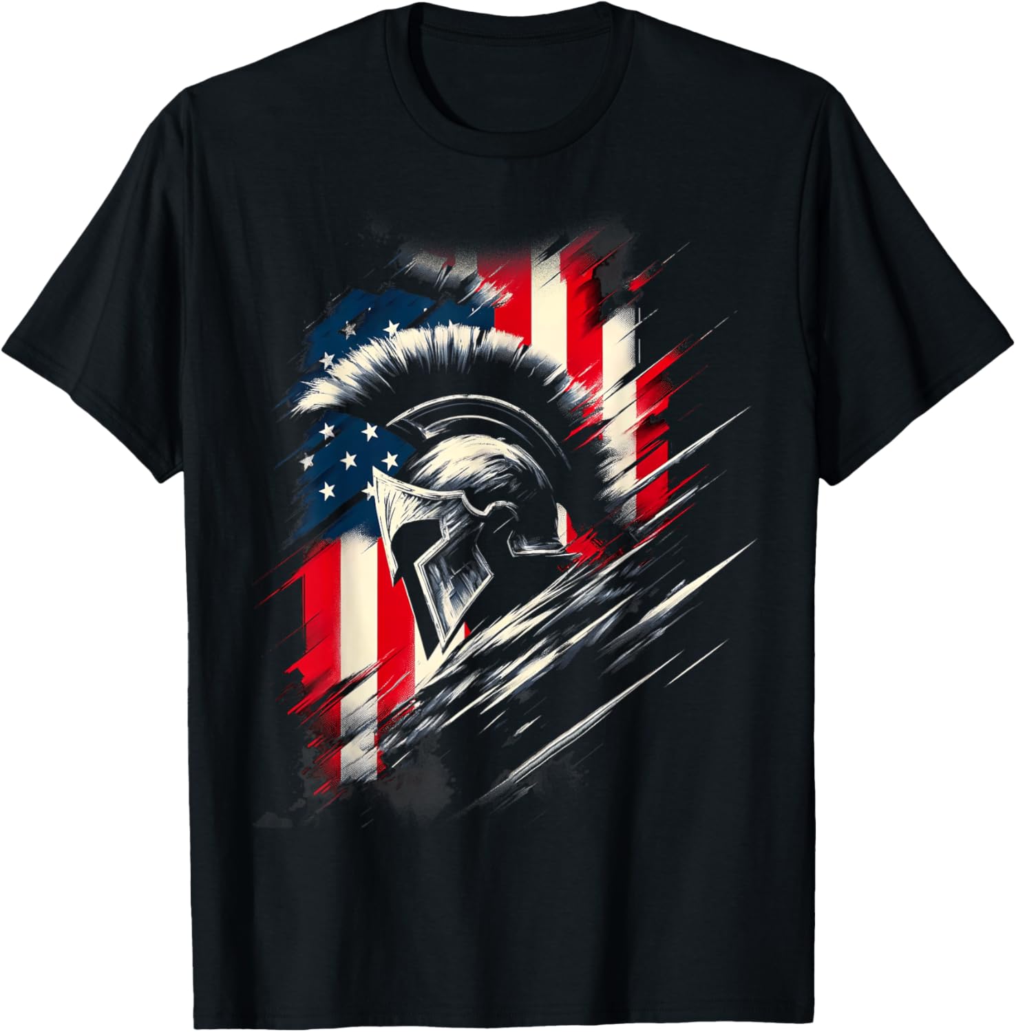 Spartan Patriotic Molon Labe American Flag Spartan Usa Greek