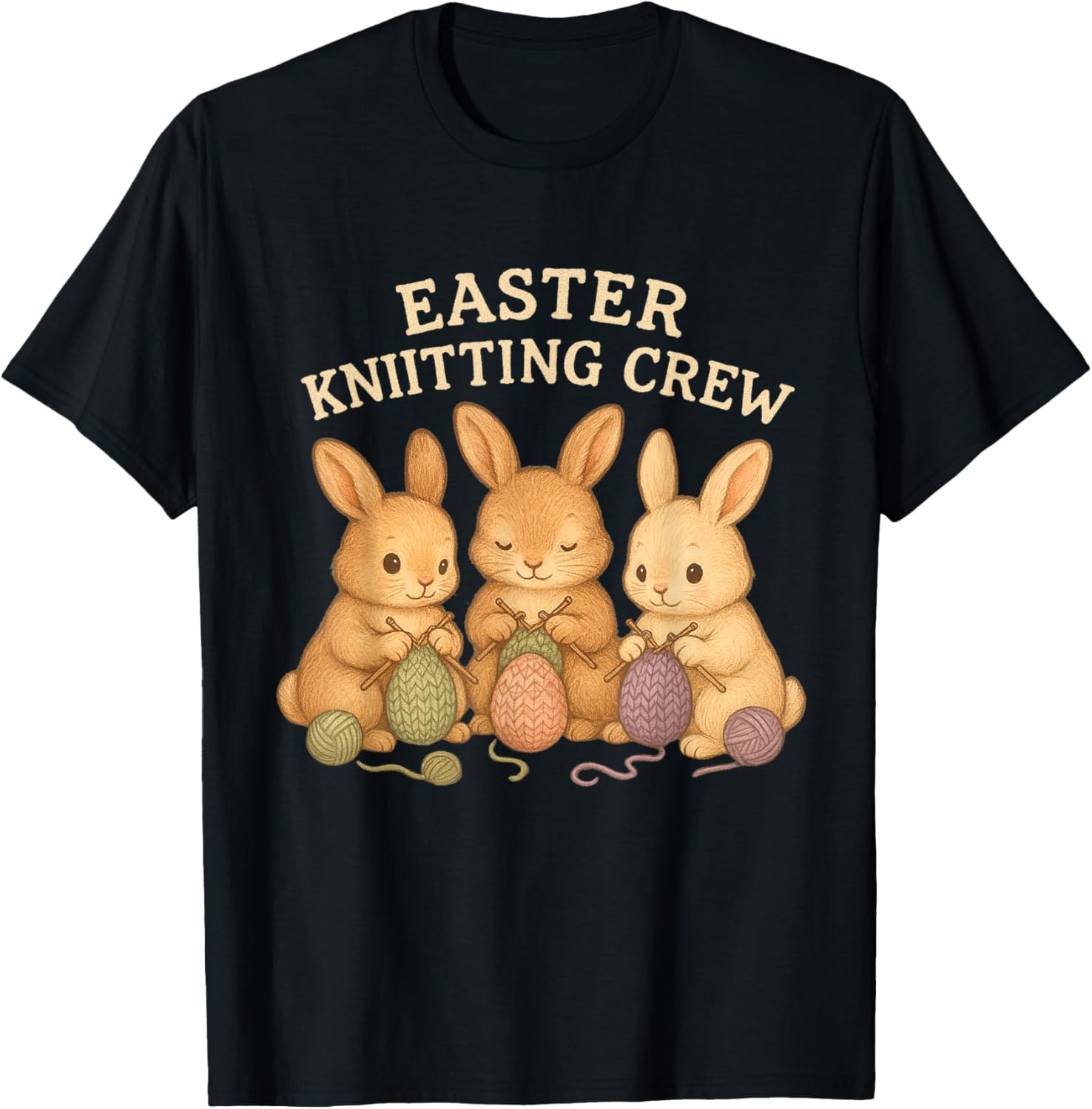 Easter Knitting Crew Bunny Hobby Fantasy Yarn Lovers