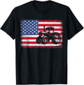 Farm Tractors Usa Flag Patriotic Farming Gift Men Women Boys