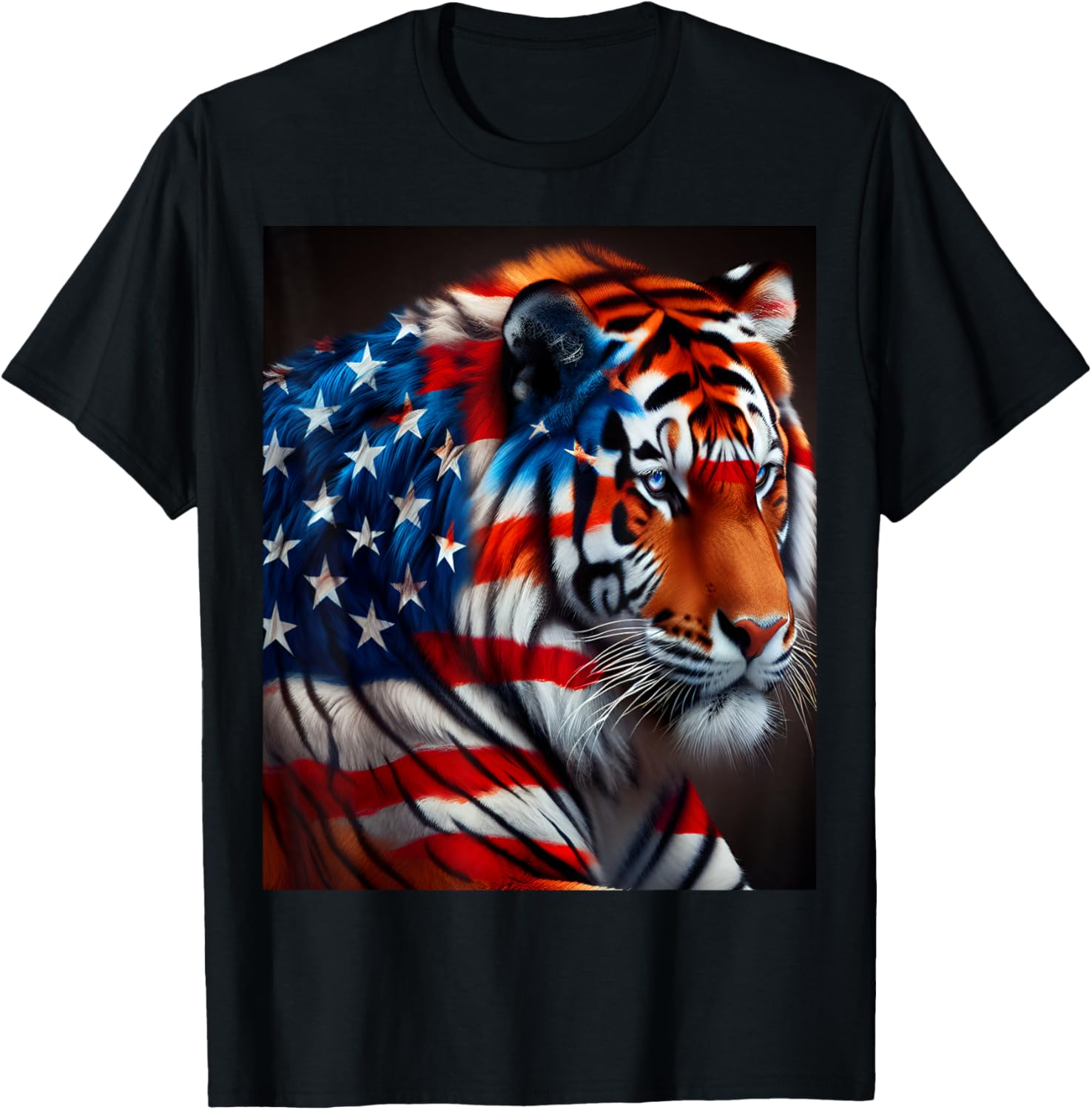 American Flag Tiger