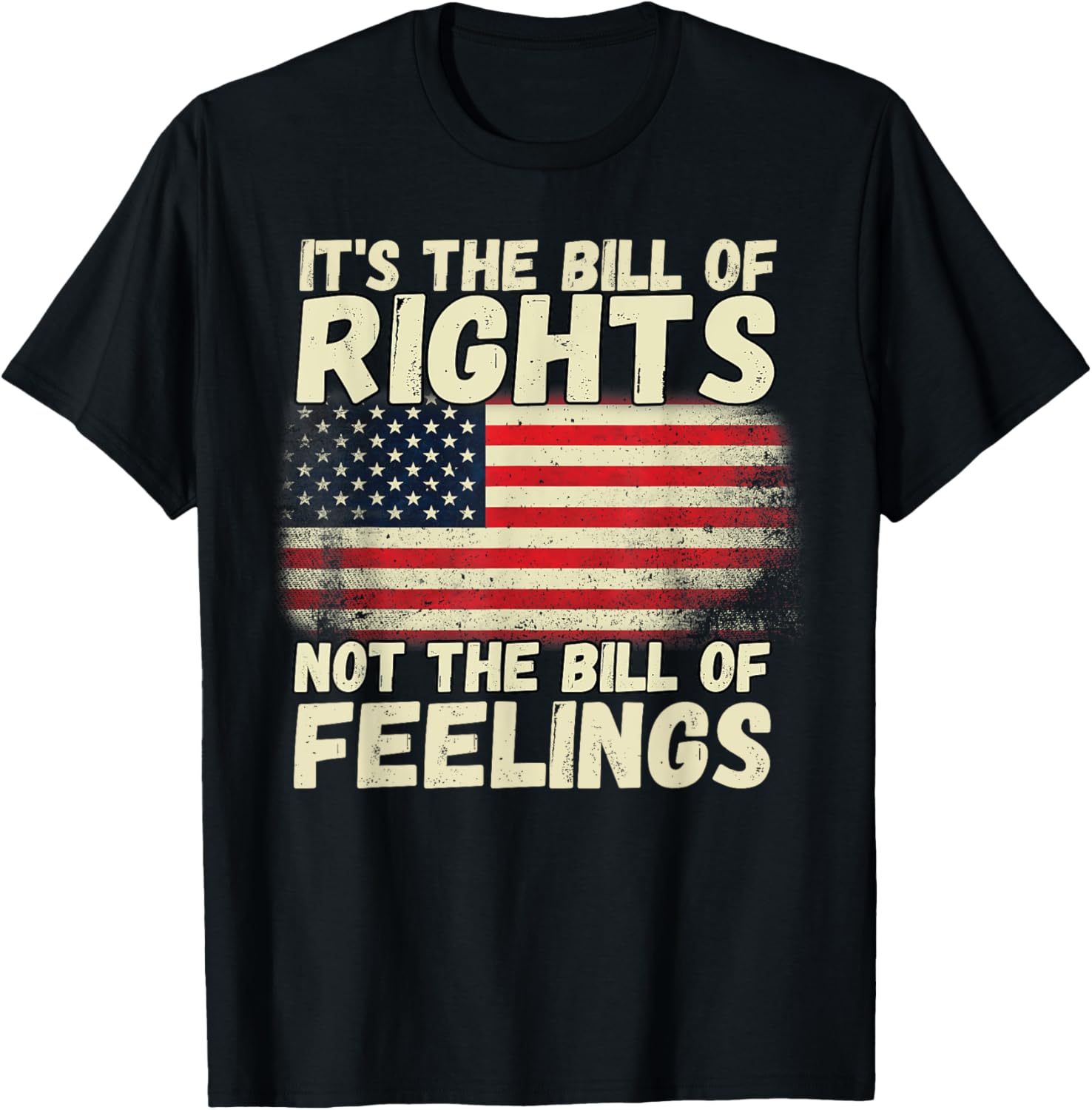 Its The Bill Of Rights Not The Bill Of Feelings Usa Flag