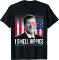 I Smell Hippies Retro American Flag Patriotic 4Th Of July