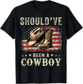 Western Cowboy Usa Flag I Should Have Been A Cowboy Boots