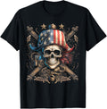 Pirate 4Th Of July American Flag Usa America Funny