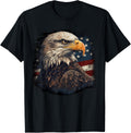 Bald Eagle Us American Flag 4Th Of July Proud Patriotic Tee