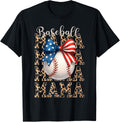 Baseball Mama Game Day Baseball Usa 4Th Of July Mom Mother