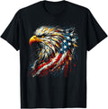 4Th Of July Usa Flag Bald Eagle Patriotic Pride Men Boys