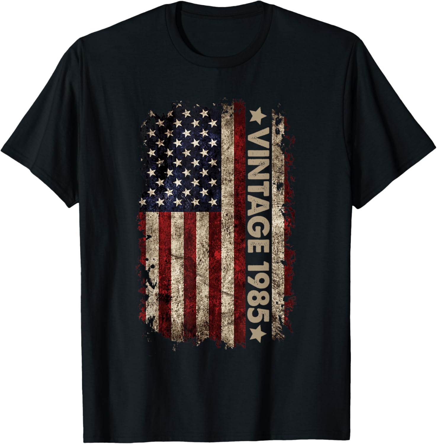 Vintage 1985 American Flag 40 Years Old 40Th Birthday Gifts