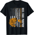 Reel Cool Pawpaw American Flag Fishing Fathers Day