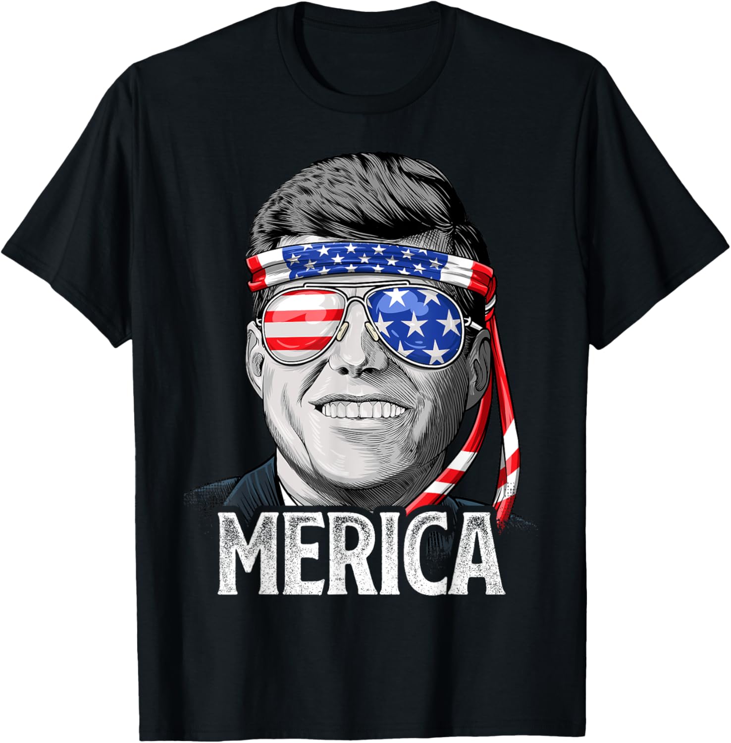 Kennedy Merica 4Th Of July President Jfk Men American Flag