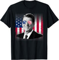 President Reagan Usa Flag Patriotic American 4Th Of July