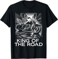 King Of The Road Motorcycles American Flag Motorcycle Rider