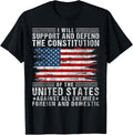Support Defend The Constitution Us Flag 4Th Of July