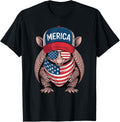 Armadillo 4Th Of July Us American Flag Patriotic
