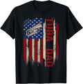 Vintage Tuba Dad American Usa Flag Music Gift