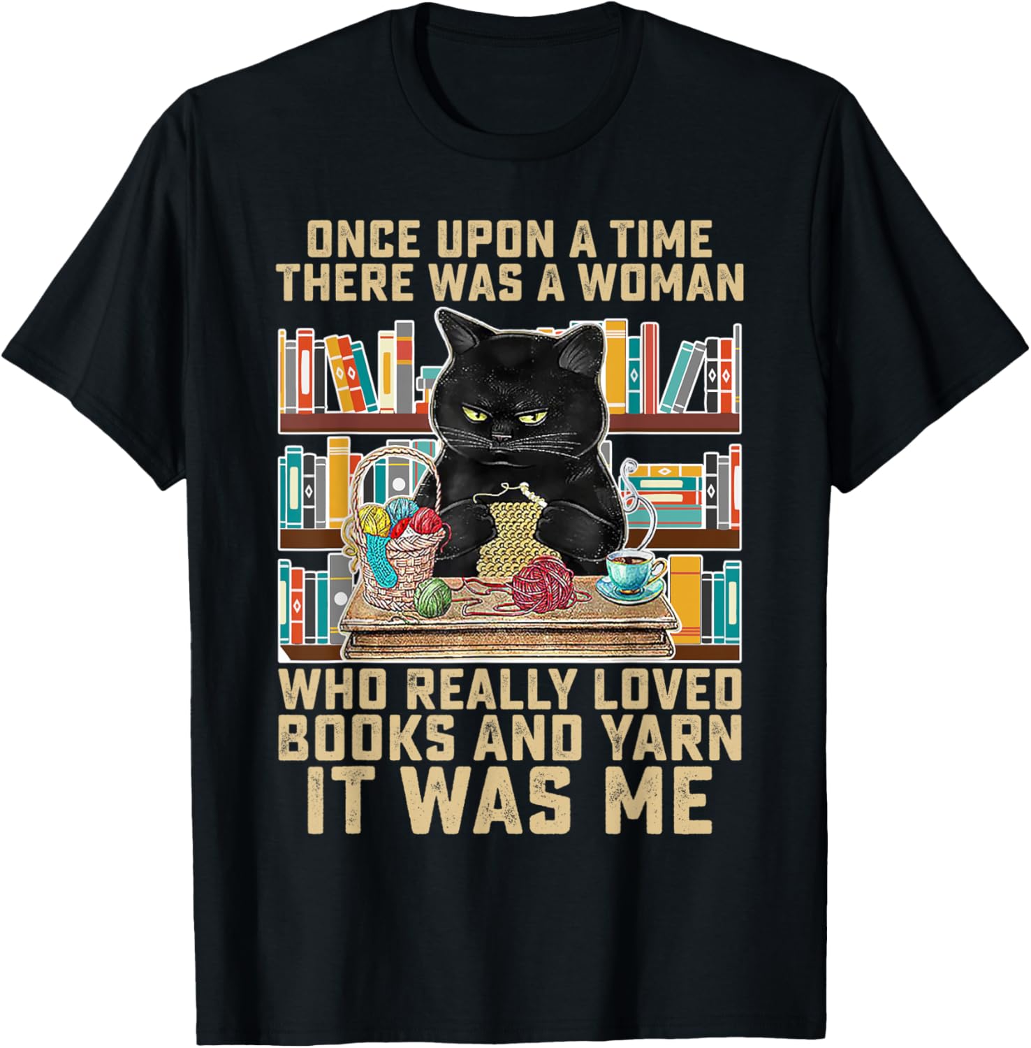 There Was A Woman Who Really Loved Books And Yarn Crocheting