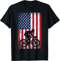 American Flag Mountain Bike 4Th Of July Patriotic Biking