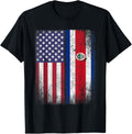 Costa Rican American Flag Costa Rica Usa Gift America