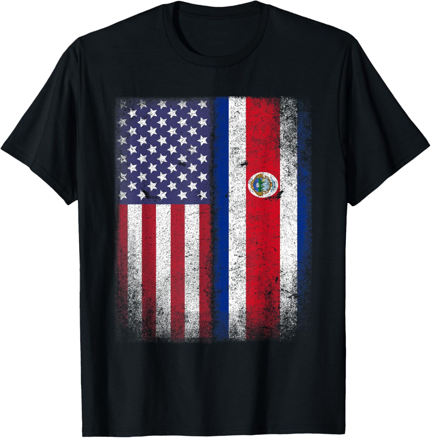 Costa Rican American Flag Costa Rica Usa Gift America