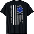 Thin White Line Proud Ems Emt Paramedic Nurse Medical Crew