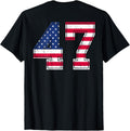 47 Birthday Shirt Usa Flag Sports Team Jersey Back Number 47