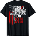 Usa Flag Zombie Outbreak Response Team Get Bit On Back