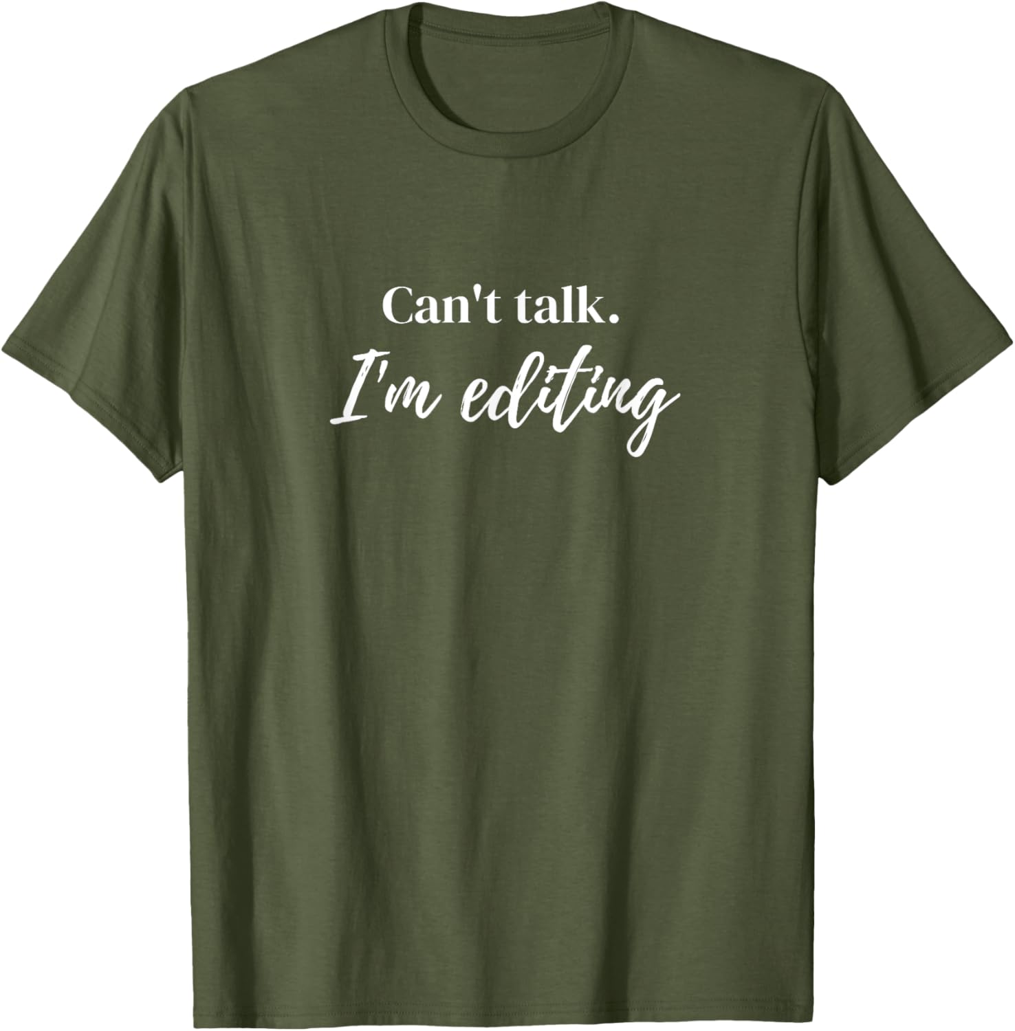 Can't Talk I'm Editing
