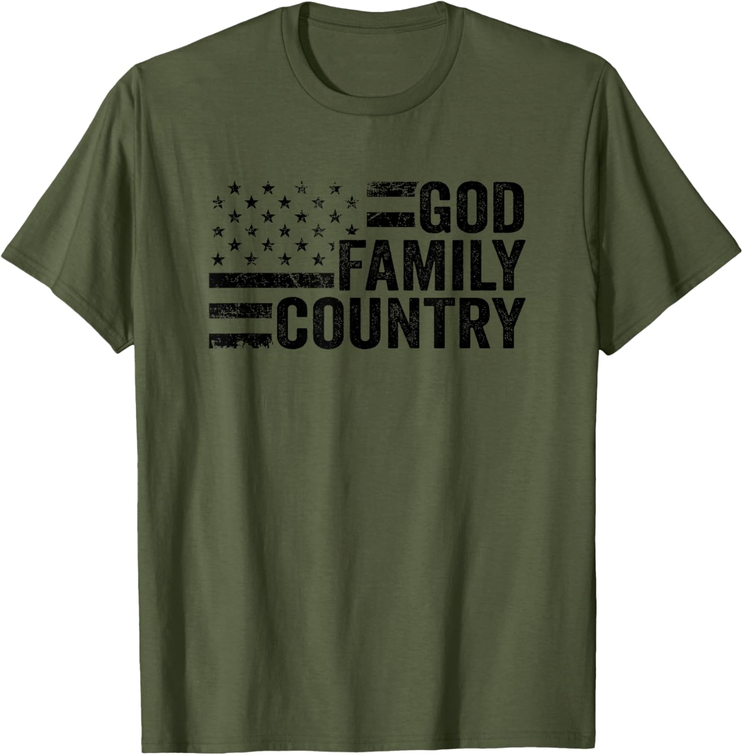 God Family Country Usa Patriotic Christian American Flag