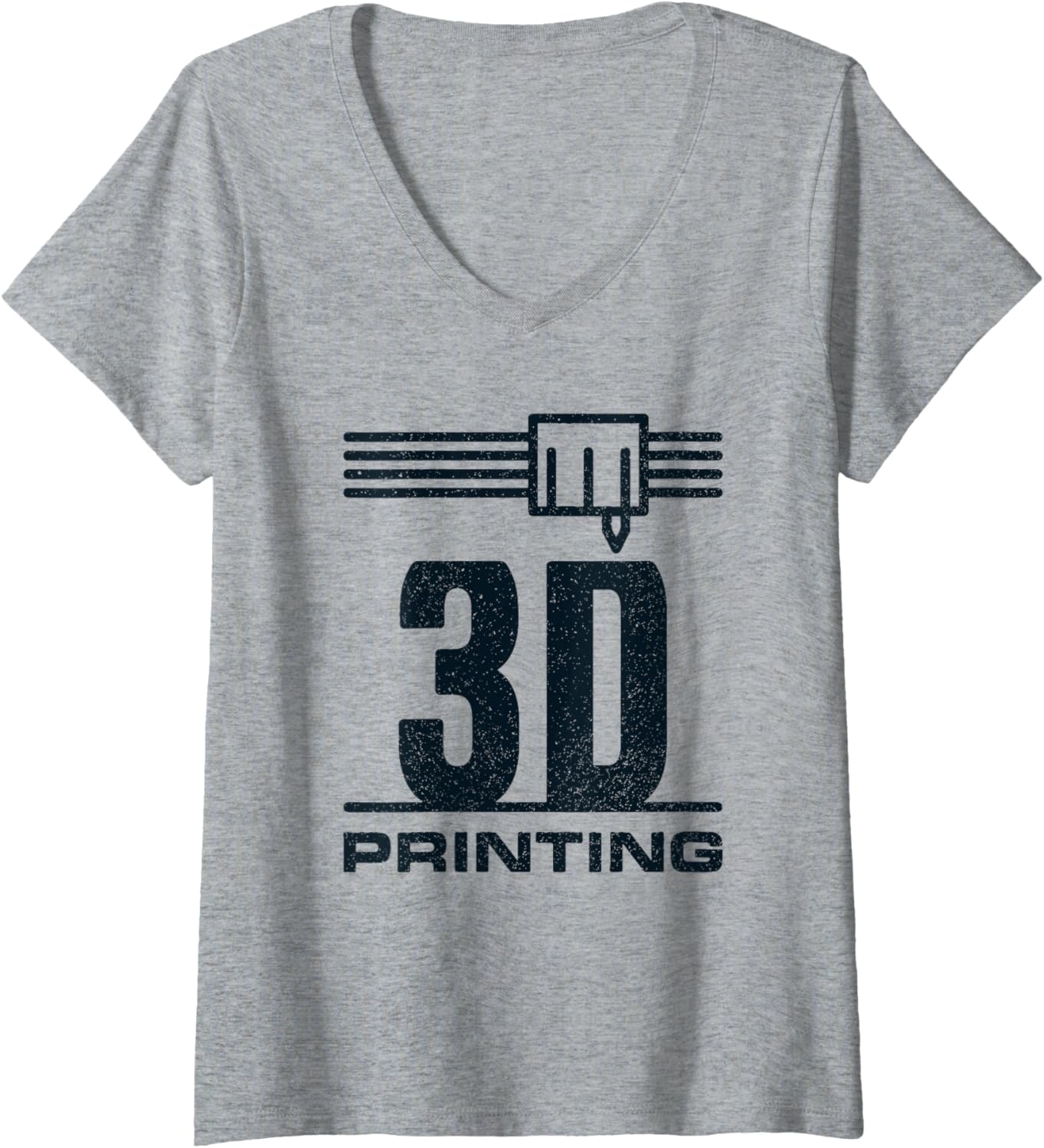 3D Printing Nozzle With Filament I Love 3D Printers V Neck