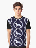 Golden Retriever Camo Whiteblue