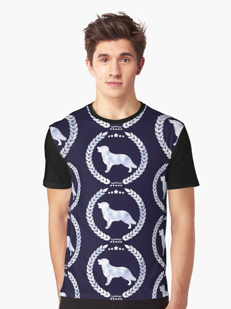 Golden Retriever Camo Whiteblue