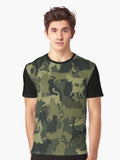 Cat Camouflage Cute Cat Graphic T Shirt T Shirt Trending 2025 Fan Favorite