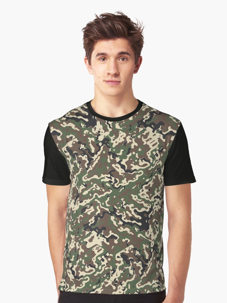 Green Camo Pattren natural Graphic T Shirt T Shirt Viral US Style High CTR Pick