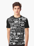 broadway baby black and white version Graphic T Shirt T Shirt Premium Print Pop Art Style