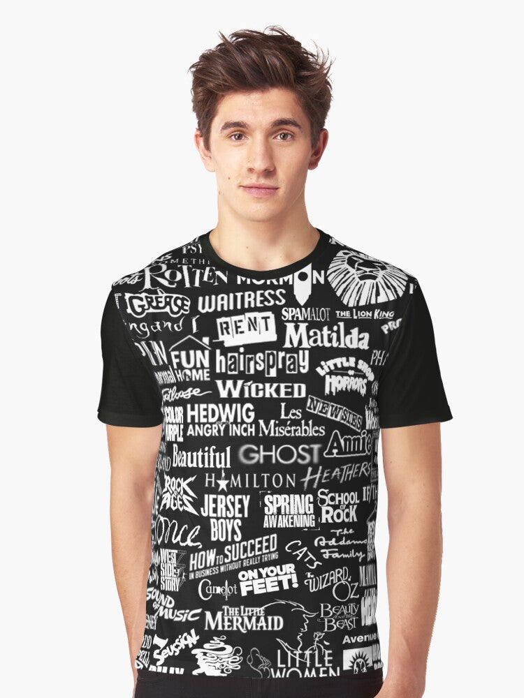 broadway baby black and white version Graphic T Shirt T Shirt Premium Print Pop Art Style
