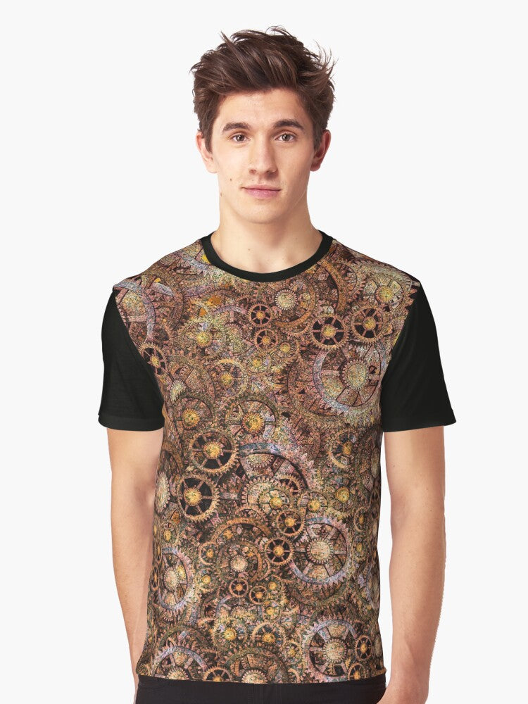 SteamPunk Gearhead Graphic T Shirt T Shirt Streetwear Style Gift Ready