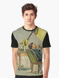 Video Conferencing circa 1910 Graphic T-Shirt | Premium Unisex T-Shirt, Trending Graphic Tee