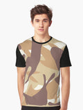 Sand Camouflage Graphic T Shirt T Shirt Best Seller Look Daily Comfort